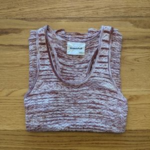 Misha & Puff Chevron Tank Vintage Brown Space Dye